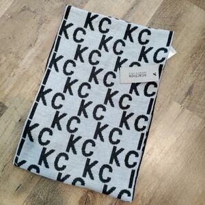 Kenneth Cole Black And Grey Scarf